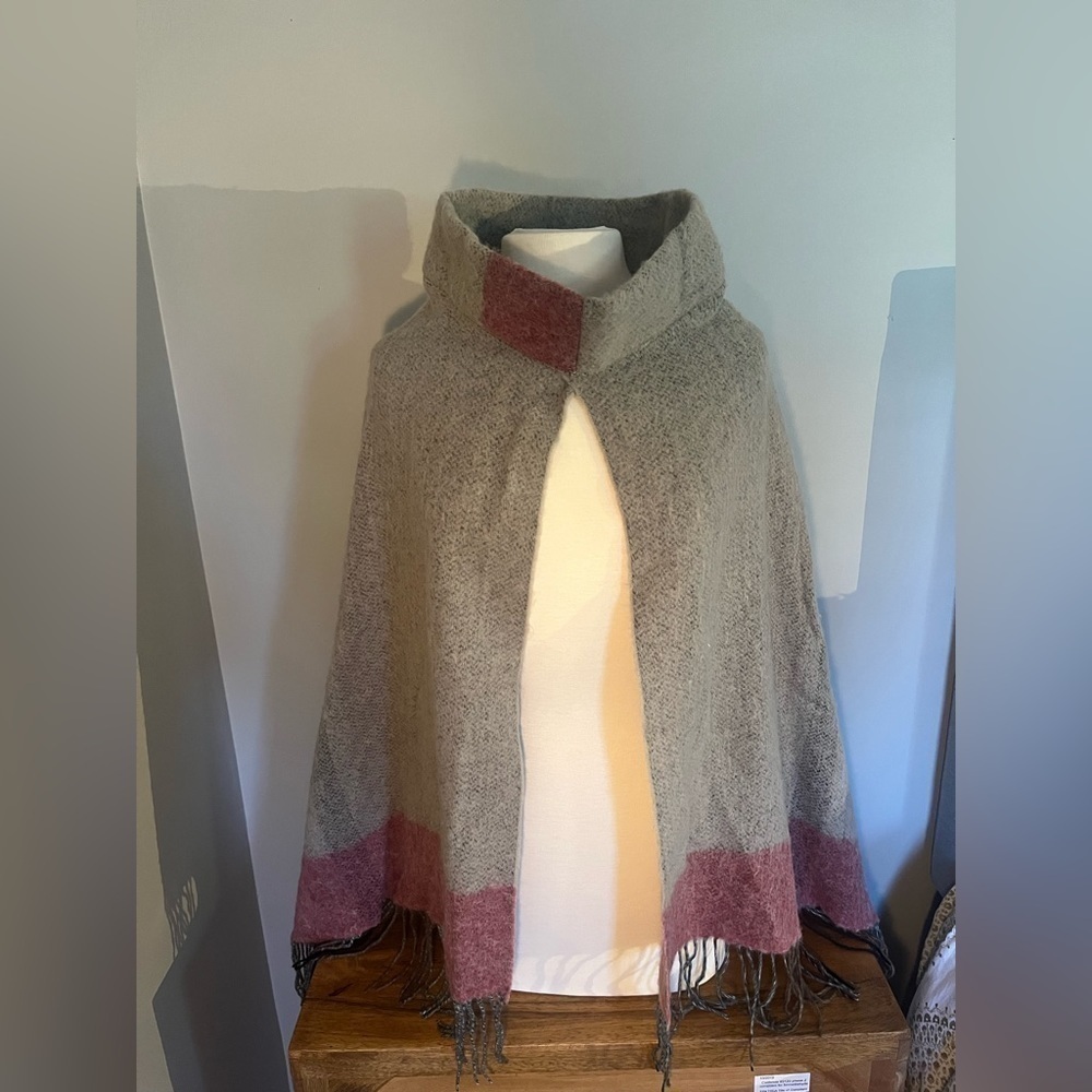Turtle neck scarf wrap